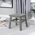 thumbnail image 4 of eHemco Solid Hardwood Step Stool for Adults and Kids, 12.25 Inches, Gray, 4 of 4