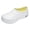 White, variant on Chef Clogs for Women Men Non Slip Waterproof Oil-Proof Kitchen Work Shoes Unisex Nursing Gardening Shoes White Size 8