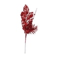 thumbnail image 2 of Kbndieu Christmas Tree Decorations Red Glitter Floral Ornaments Christmas Tree Picks Ornaments, 2 of 6