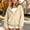Beige, variant on Girls Half Zip Hoodie Loose Fit Fashion Long Sleeve Casual Kids Hooded Sweatshirt Purple 10-12 Years