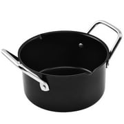 Bbq Stew Pot Camping Cookware Non Stick Cooking Utensils Stainless Steel with Lid Stove Household Saucepan Carbon