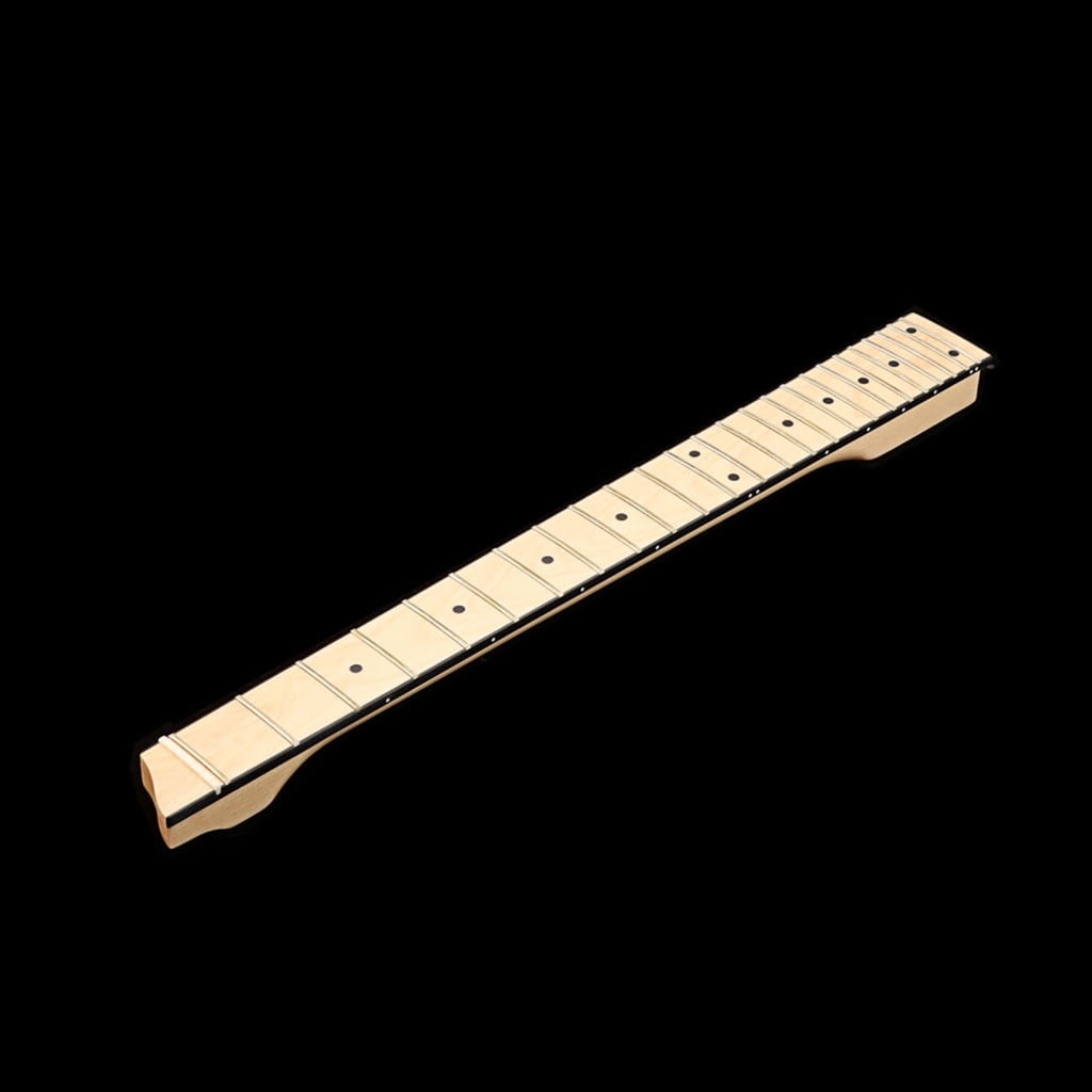 Yokua 25 Fret Guitar Bridge Neck Headless Maple Wood Electric Instrument Guitar Neck