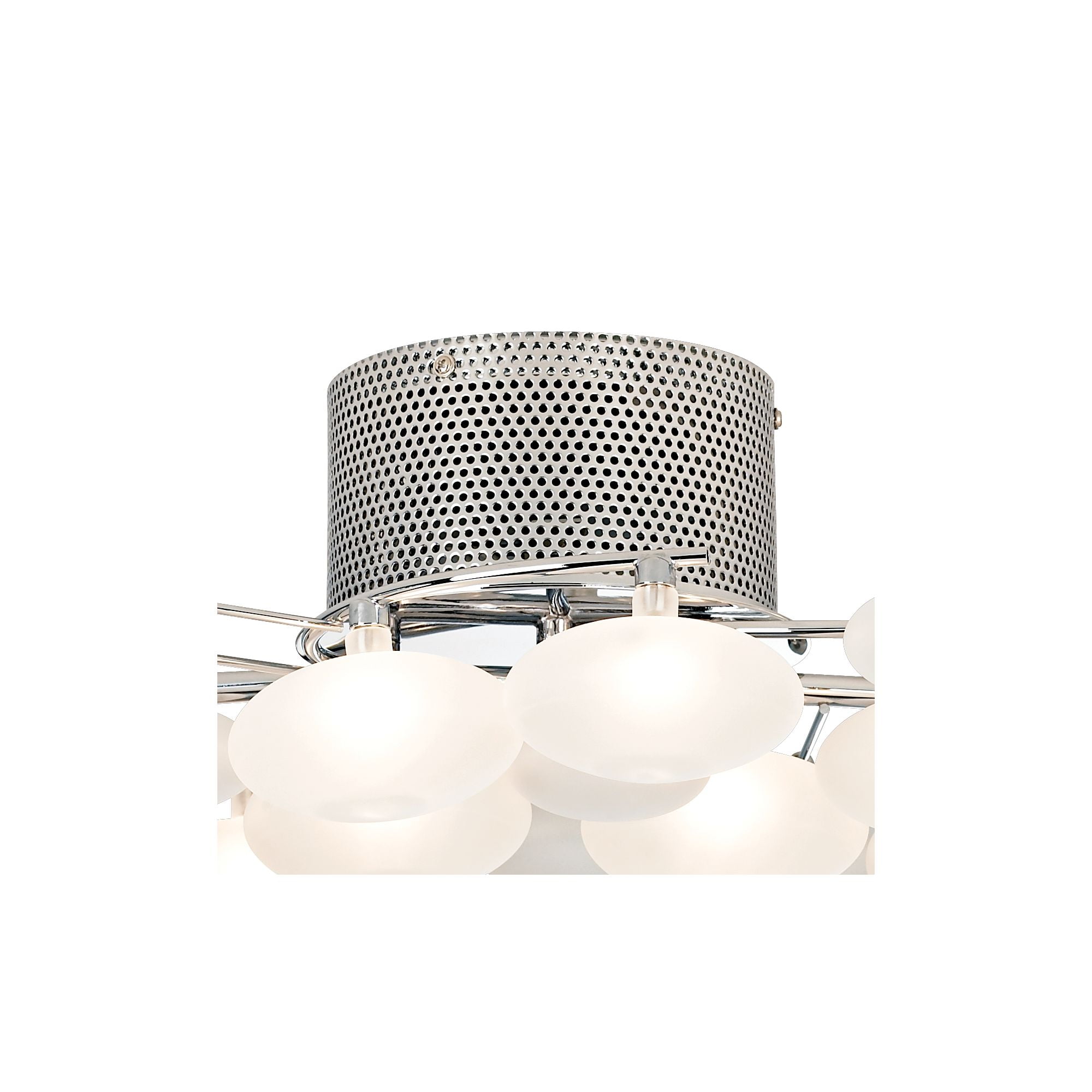Possini Euro Design Modern Lilypad Ceiling Light Semi Flush Mount