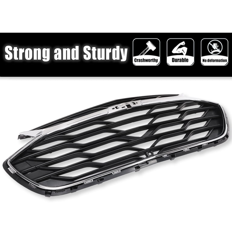 Silver Ice Front Bumper Upper Grille 84344487 For Chevrolet Traverse LT 2018-21