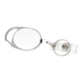 thumbnail image 3 of Llavero retráctil con cadena, soporte elástico multiusos para tarjeta de identificación, llavero telescópico, portátil para bolsos de propósito Blanco, 3 of 9