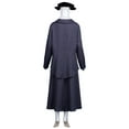 thumbnail image 2 of HPO | Adult Women's English Nanny Costume | Shadow Grey Color Cosplay Costume, 2 of 6