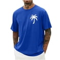thumbnail image 2 of Zivyakyron Tees for Men Active Summer Streetwear Mens Tops Casual Short Sleeve Graphic Loose Clothes, 2 of 5