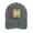 Gray, variant on Cinnamon Roll Gray Baseball Cap for Men Women, Adjustable Snapback Hats Cotton Hat