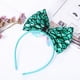thumbnail image 3 of Diadema con lazo de escamas de pescado de estilo europeo y americano, de piel sintética con diseño de arcoíris, para festivales, fiestas de cumpleaños, joyería fina, 3 of 6