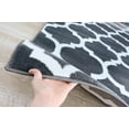 thumbnail image 5 of Luxe Weavers Moroccan Trellis Area Rug 8x10 Charcoal, Stain Resistant Carpet, 5 of 6
