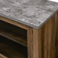 thumbnail image 4 of Arnold Dark Concrete Sliding Door TV Stand by River Street Designs, 4 of 8