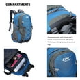 thumbnail image 6 of DC Diamond Candy 40 L Hiking Backpack Waterproof Rain Cover, Sky Blue, 6 of 6