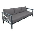 thumbnail image 2 of Sonoma Outdoor 4 piece Set in Dark Grey Finish and Taupe Cushions, 2 of 7