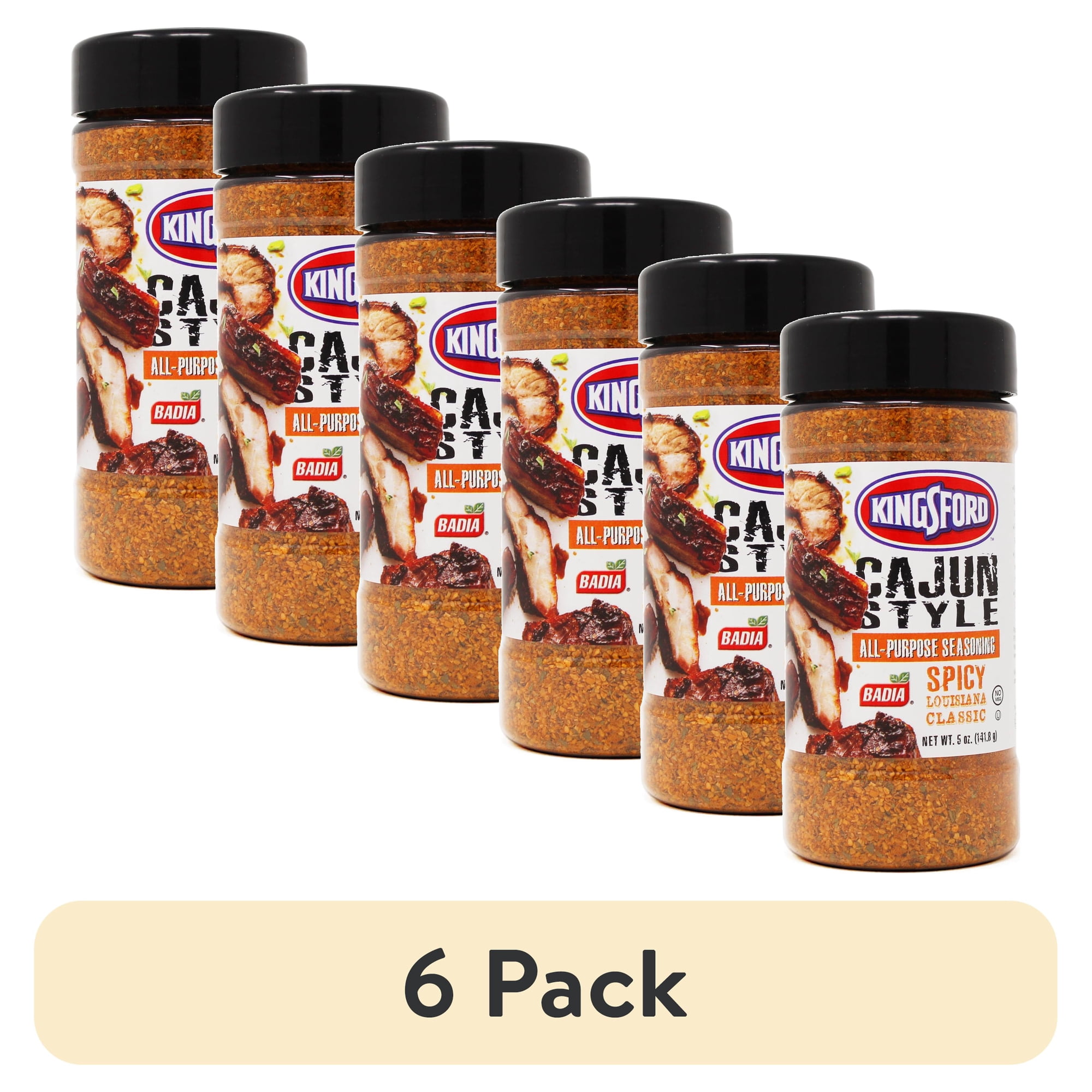 (6 pack) Kingsford Cajun Style All-Purpose Seasoning 5 Oz