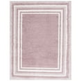 thumbnail image 4 of SAFAVIEH Border & Stripe Hyram Bordered Shag Area Rug, Pink/Ivory, 5'3" x 7'6", 4 of 4