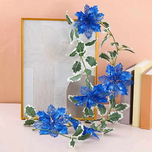 1.8 Meters With Flower Rattan Green Plant White Edge Christmas Handmade Rattan Christmas Decoration Rattan