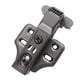 thumbnail image 5 of Bisagras de marco de puerta Bisagra silenciosa hidráulica Durable Fácil de instalar Hardware estable Bisagra amortiguadora Repuestos para armarios de Curva media gris, 5 of 8