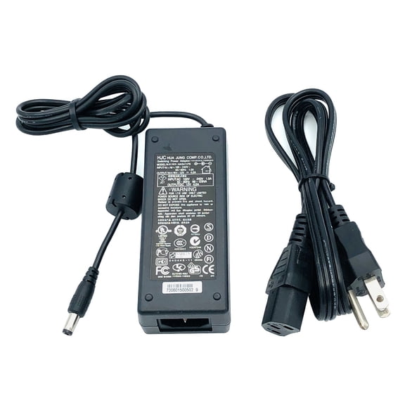 Pre-Owned HASU11FB AC Adapter 12V 4A 48W Power Supply w/P.Cord