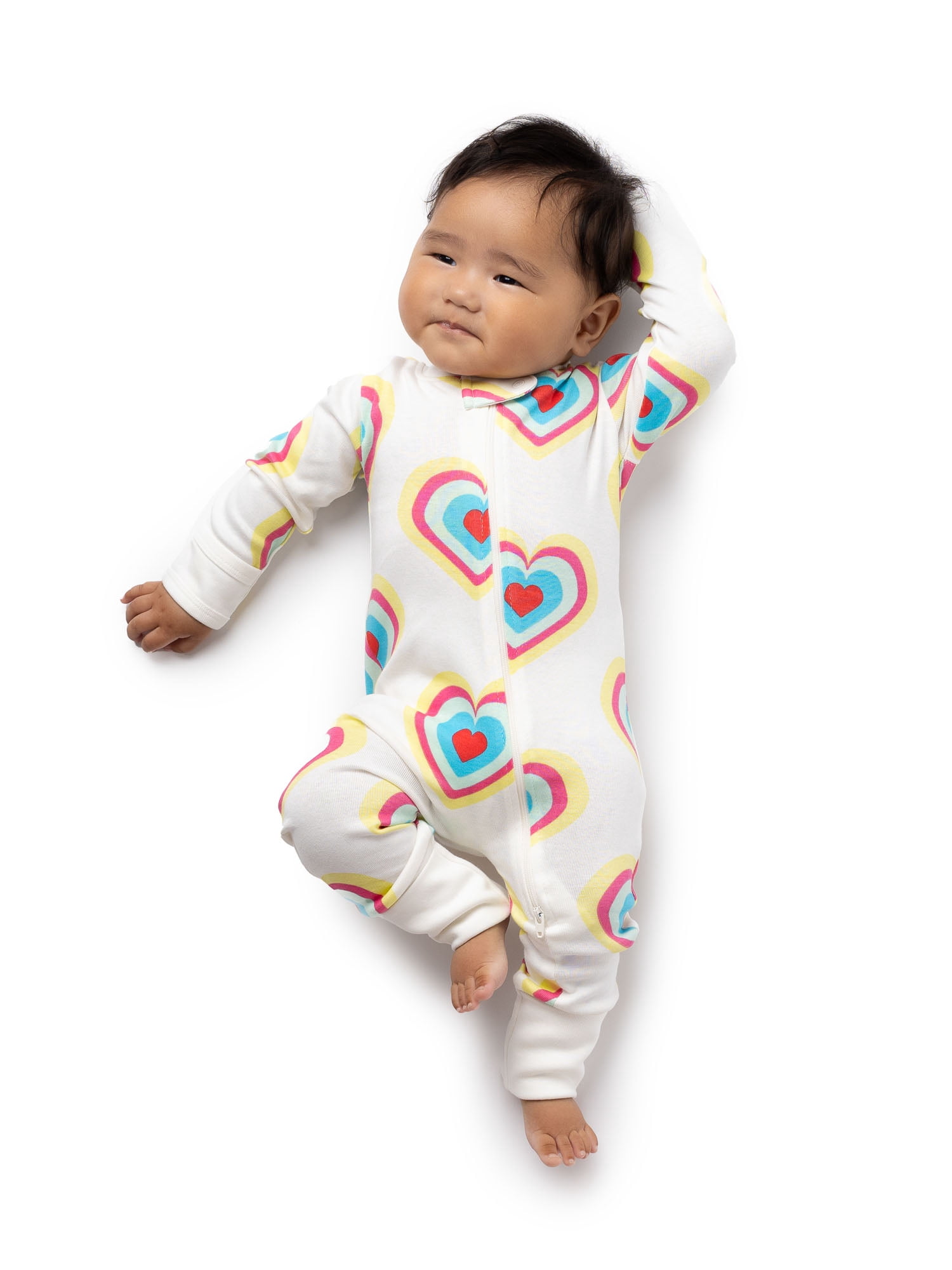 Paris Hilton x Monica + Andy Organic Cotton Baby One Piece Coverall, Sizes Preemie-24 Months