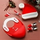 thumbnail image 4 of 5PCS/6PCS Chirstmas Hat Toddler Plates Set Drop-resistance Toddlers Dinnerware for Boys Girls, 4 of 5
