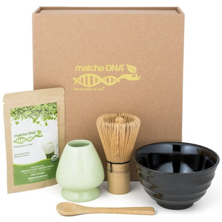 Brown Matcha Tea Gift Set Complete Green By Dna