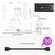 thumbnail image 4 of Rgb 3-Pin 5V 10 Hub Splitter Sata Power 3Pin Argb Adaptador Cable De Extensión Rgb Led Strip Light Splitter Hub matsuzay EL009118-00, 4 of 6