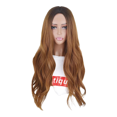 thumbnail image 1 of Peluca Cobrizo Balayage Ondulada Larga Sin Fleco Kanekalon cafe Unitalla Lymalimoon FEELSI SFL Balayage, 1 of 4