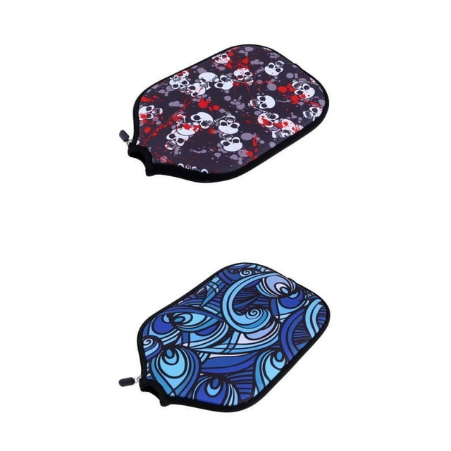 Funda de Neopreno Premium Cola para raqueta de pádel Pickleball Paquete de 2