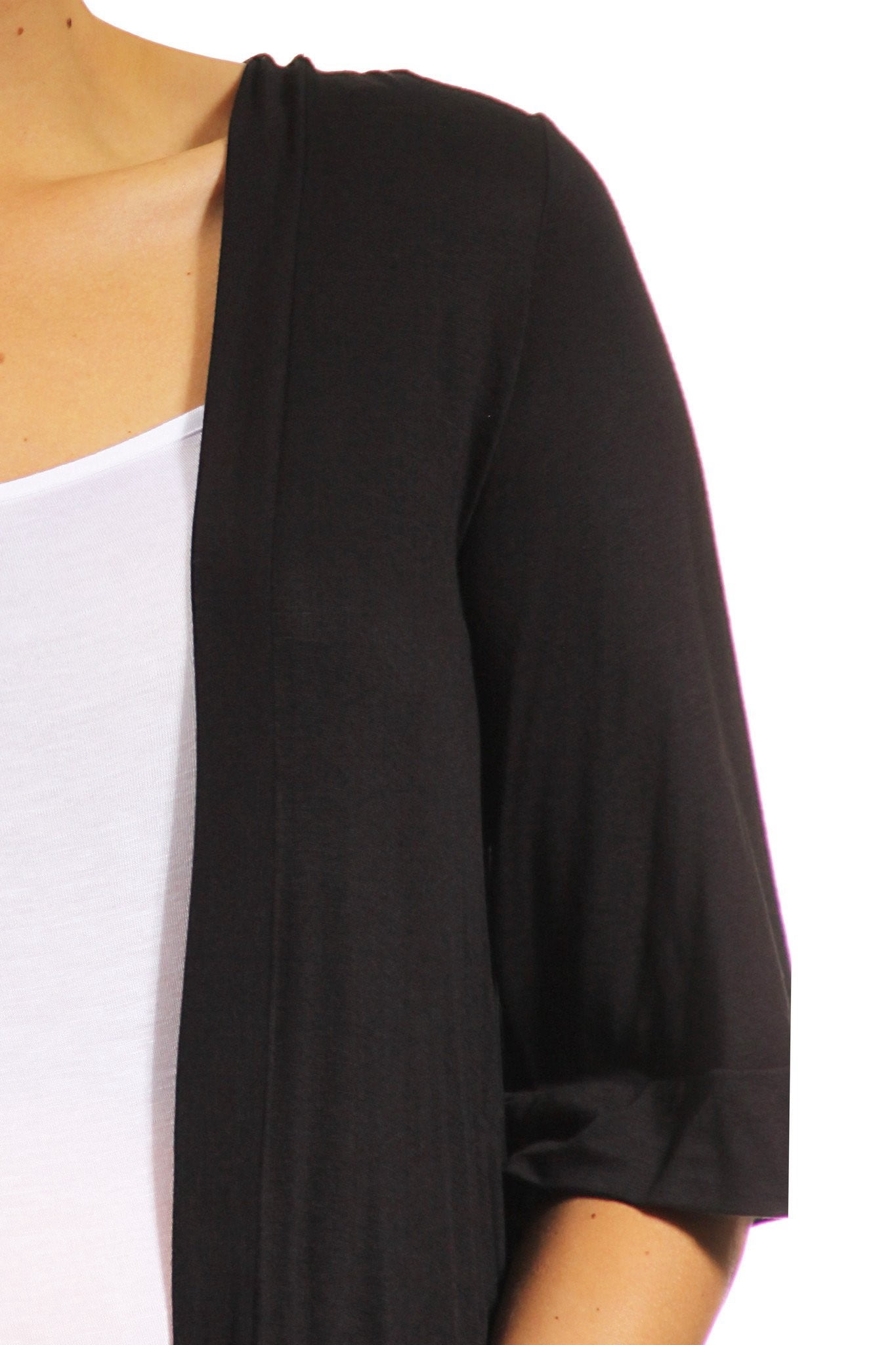 Women's Maternity 3/4 Sleeve Open Shrug