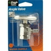 PlumbCraft 1/2 in. FIP in. X 1/4 in. Compression Chrome Plated Angle Valve