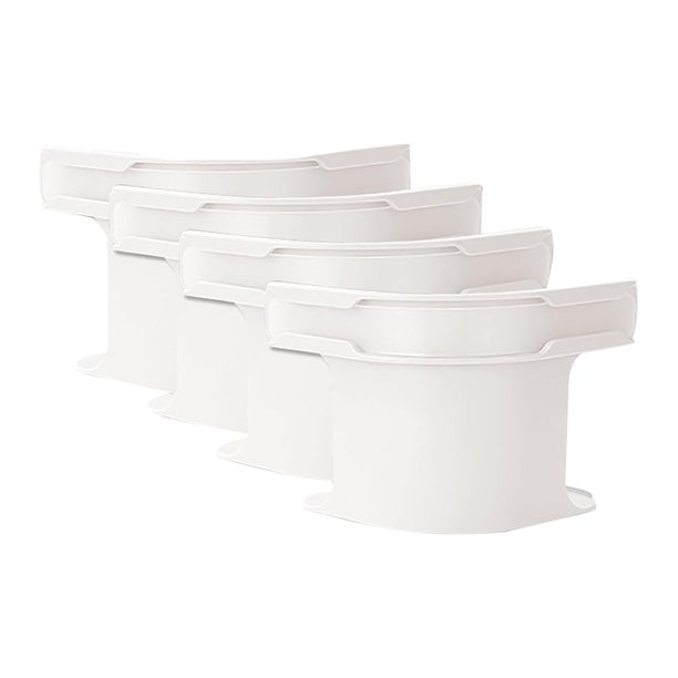Cubierta La Cama FIJA CLIP STOP BARD STARETER 4pcs Invisible para El () White