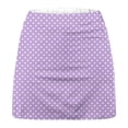 thumbnail image 6 of QATAINLAV High Waisted Tennis Skirts for Women Fashion Polka Dot Athletic Golf Skorts Built in Shorts Running Sport Mini Skirts Coffee XL, 6 of 6