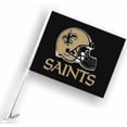 thumbnail image 1 of New Orleans Saints Car Flag, 1 of 2