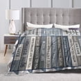 thumbnail image 4 of Wijzvio Happy 90th Birthday Throw Blanket Soft Fuzzy Fleece Blanket For Couch Bed Living Room Decoration 50"X40", 4 of 9