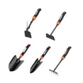 thumbnail image 4 of Herramientas de jardinería kit hoe diseño ergonómico herramientas de plantación de hojas múltiples para horticulturistas sazonados al aire libre 5 piezas, 4 of 8