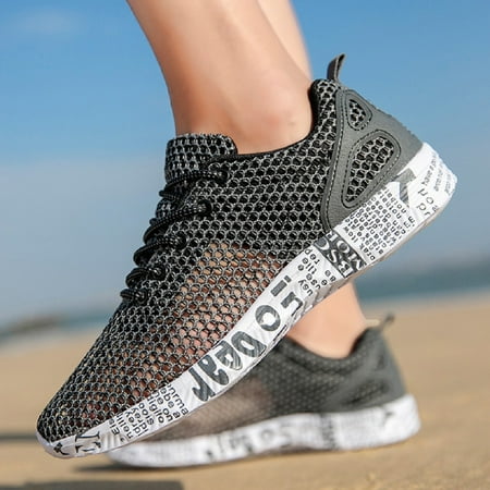 

UKAP Water Shoes for Men Barefoot Quick-Dry Aqua Sock Outdoor Athletic Sport Shoes for Kayaking Boating Hiking Surfing Walking
