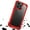Red, variant on For Apple iPhone 8 Plus/7 Plus/6 6S Plus Hybrid Transparent Rubber Metal Buttons & Camera Edges TPU Corner Bumper Cover ,Xpm Phone Case [ Black ]