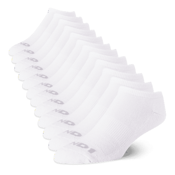 AND1 Men's Socks, Cushion Low Cut Socks, 12 Pack