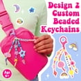 thumbnail image 3 of Creativity for Kids Backpack Keychains Mini Kit | Great Summer Crafts | Make 2 Trendy DIY Keychains with Beads and Charms (Ages 6+), 3 of 5