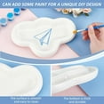 thumbnail image 3 of Cloud Trinket Dish 5.31x8.27x1.1inch Cloud Shape Ceramic Jewelry Plate WhiteSmoke Jewelry Tray Decorative Jewelry Organizer Cloud Jewelry Storage Tray for Earrings Necklace Ring DIY Making, 3 of 7