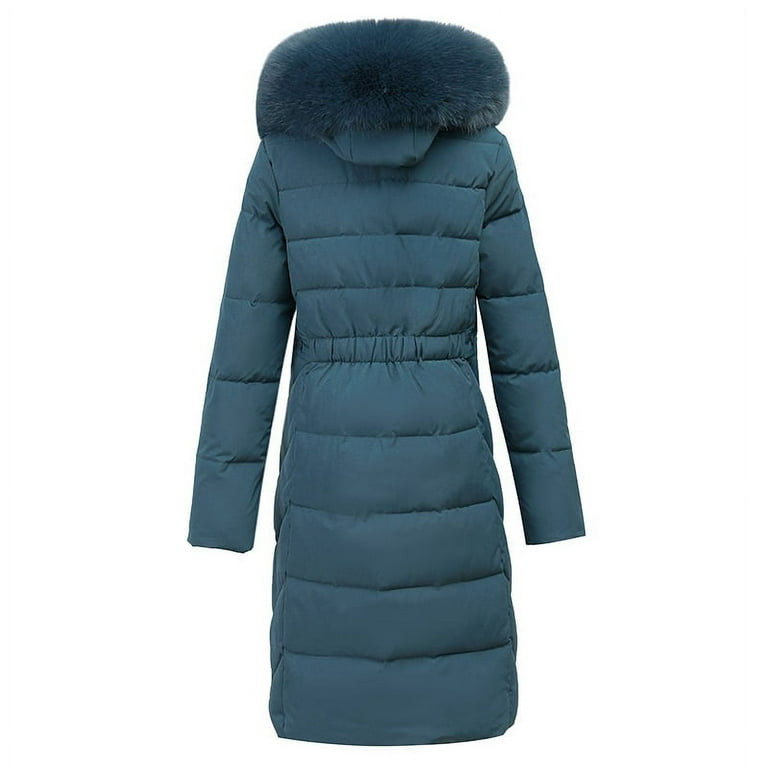 Hooded Winter Down Jacket Long Warm Slim Women Cotton Padded Casaco  Feminino Abrigos Mujer Invierno Wadded Parkas Outwear