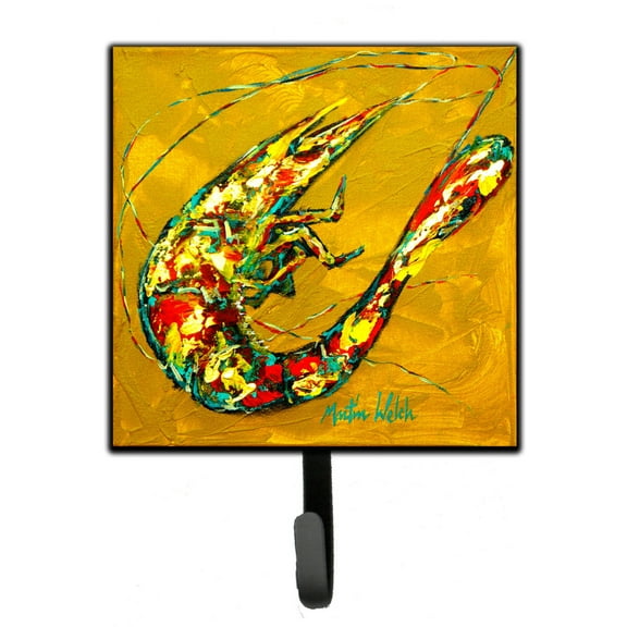 Carolines Treasures MW1058SH4 Shrimp Shrimp and Hot Mustard Leash or Key Holder 7Hx4.25W multicolor