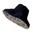 thumbnail image 4 of Summer Sun Hat for Women Floral Print Reversible Wide Brim Hat Sun Protection Cap, 4 of 4