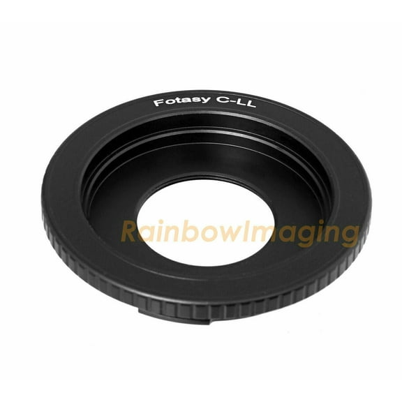 Fotasy 16mm Cine C Mount Lens to Leica L Adapter, Compatible with Leica TL2 TL T CL SL SL2 SL2-S and Panasnoc S1 S1R S1H S5 and Sigma fp fp L