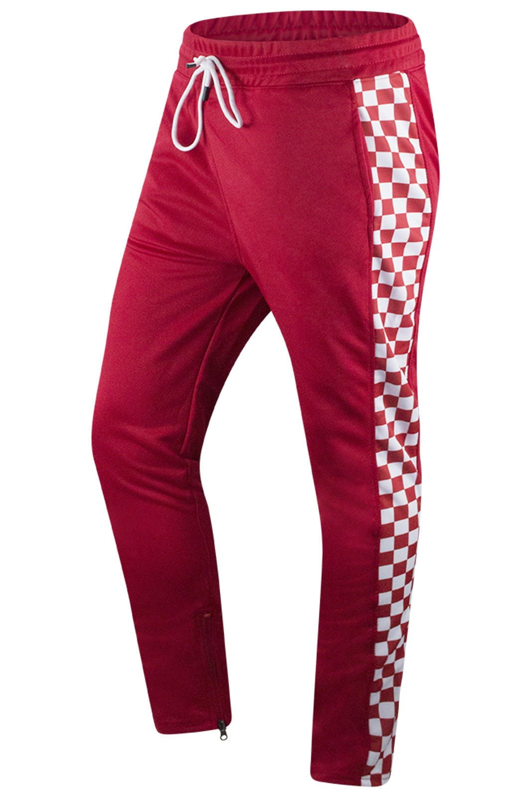 checkered sweatpants mens
