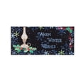 thumbnail image 2 of Evergreen Warm Winter Wishes Sassafras Indoor Outdoor Switch Doormat 1'10"x10" Black, 2 of 3