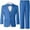 Blue, variant on Boys Tuxedo Suit Three Piece Kids Tuxedo Suit for Boys Formal Suit Jacket Blazer Pants Vest Set