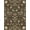 Black Sage Copper, Pattern 8, variant on ODIKA Forest Vintage Damask Symmetrical Scroll Motif Botanical Snake Flowing Dynamic Stain Resistant Low Profile for Dorm Room, Small Living Apartment