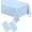 Light Blue Gingham, variant on 6 Pack Light Blue Gingham Tablecloth Rectangular Pale Blue and White Checkered Tablecloths Disposable Plastic Plaid Table Cover for Parties, Outdoor Picnic, Birthday, Wedding, Camping 54 × 108 Inch
