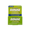 Non Drowsy Bonine Ginger for Motion Sickness, Sea Sickness, Car Sickness & Nausea Relief with Natural Ginger, 20 Count